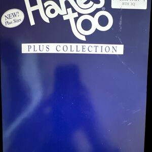 NWT Hanes Too Plus Collection| Plus Size 2Q| Pantyhose |Brown | Style E07